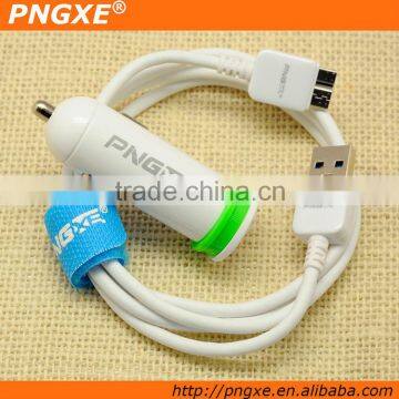 mobile accessories wholesale car charger 2.4A galaxy dock