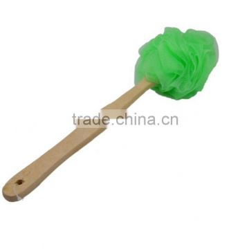 (JML0695) OEM Colorful shower sponge bath ball Back Scrubber with Handle