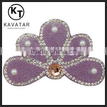 top selling purple rhinestone applique