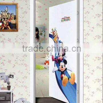 Interior melamine wooden door for children's room with scratch-proof