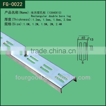 Hot sale metal double 1" slots 2" centers strut channel