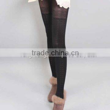 Taiwan Factory Ladies Fashion Black Tights