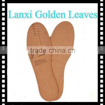 zhejiang jinhua insole manufacturer comfort natural cork shoe insoles