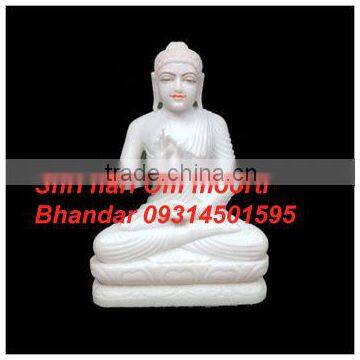 HandCarved marble Buddha statue