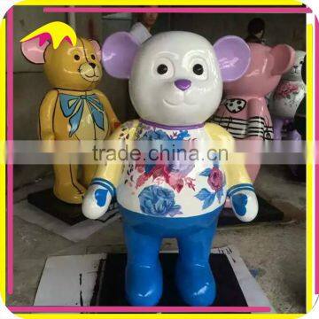 KANO4875 Festival Decorative Handmade Fiberglass Cartoon Bear photo-6