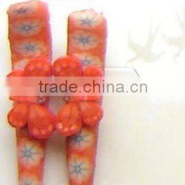 Soft plastic PVC rubber Hair band clip