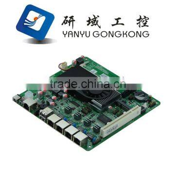 1U Atom D2550 4 Gigabit LAN Card Router/Firewall /Networking Server motherboard