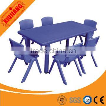 Indoor Various Shapes Plastic School Desk and Chair Toys Table for Children photo-4