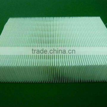 Mini pleat hepa filter media pack with excellent V shape