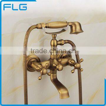 Bathroom Fittings Antique Luxury Bathroom Brass Rainfall Shower Set