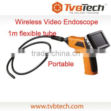 Hand-Held Video Inspection with Flexible Tube and DVR Monitor