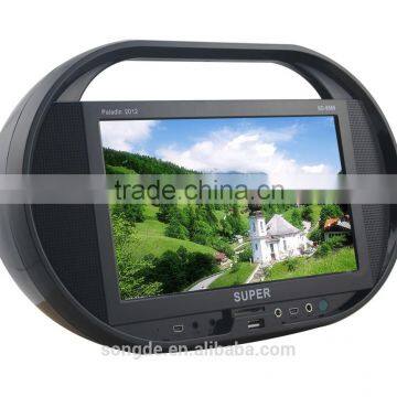 9 inch cheap Portable DVD player with USB/SD/TV/AV IN-OUT DVD portable player