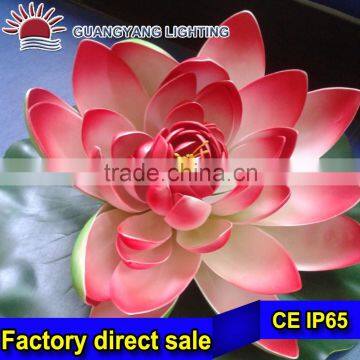 Colorful customized floating flowers led lights for pools