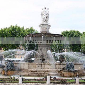 Carving hometown Hebei Quyang home garden marble water fountain