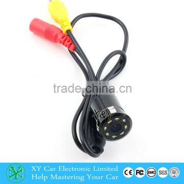 DC12 V universal 18.5mm 8 LED nightvision car back view camera mini car camera XY-1289LED