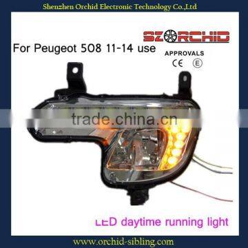 wholesale fexible led daytime running light DRL for peugeot 508 11-14 use