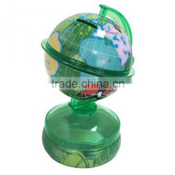 Tin globe-shape kids saving box