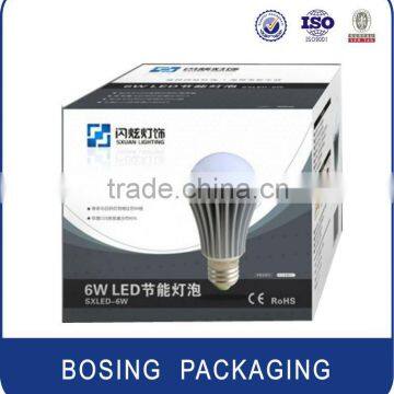 LED lamp paper corrugated packaging box printing
