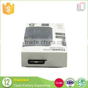Recyclable Embossing Custom Paper Packaging Box for Power Bank photo-3