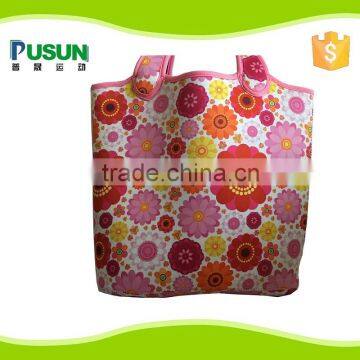 Lady Single Shoulder Foldable Neoprene Reusable Shopping Bag