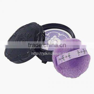 Promotional cosmetic powder puff With plastic container