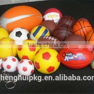 Anti stress PU foam PU stress ball/rugby stress ball/soccer stress ball