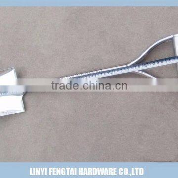 Square Short Handle Stainless Steel Snow Shovel photo-2