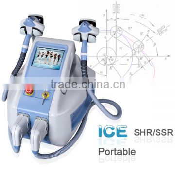 Mini design home use super hair removal laser skin whitening device