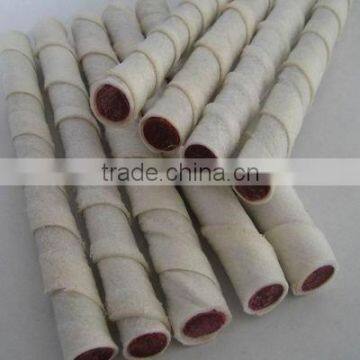 Bleached Rawhide Twist with Chicken