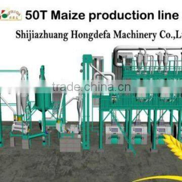 50T/DAY maize milling machinary