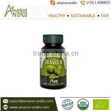 Graviola or Soursop Organic Capsules anona muricata ( 500mg )