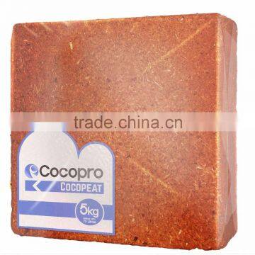 Low Ec coir pith blocks for nurseries and plant cultivation