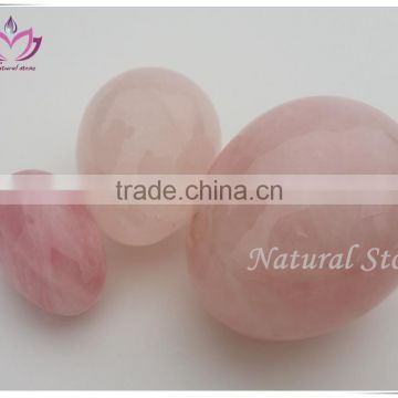 rose quartz yoni egg for women to strengthen pelvic floor muscles Ben wa balls