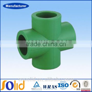 High quantity all types of ppr pipe and fittings PPR pipe cross