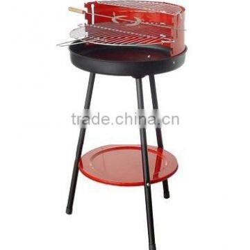 BBQ GRILL,mini round tripod charcoal bbq grill smoker