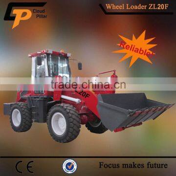 Dependable Hytec ZL20F shovel loader with standard bucket