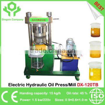 China Best Screw Electric Hydraulic Oil Press Mill Expeller 15kg/h