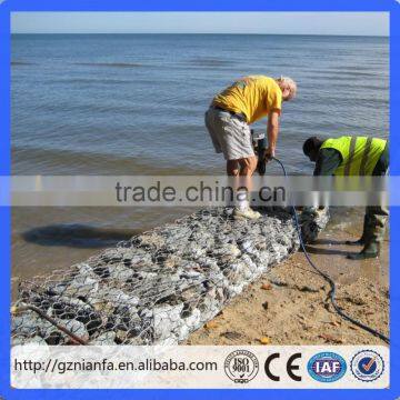 Best selling products galvanized gabion basket/gabion stone basket(Guangzhou Factory)