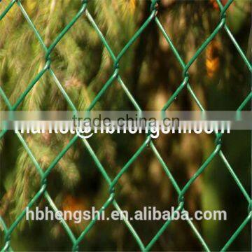 galvanized or PVC coated temporary chain link fencing for sale
