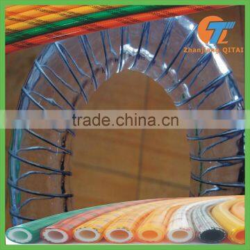 steel wire reinforced plastic spring pvc rubber hose pipe