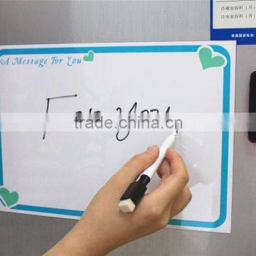 Magnetic Whiteboard for Kitchen Fridge Magnet Board Dry Erase Sheet With PET Film 17 x 12 Inch 0.5 mm photo-5