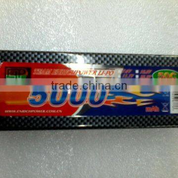 5000mAh 50C 7.4v Hardcase Lipo Battery