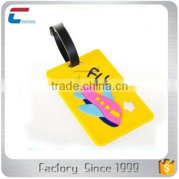 Good Quality Custom OEM Soft PVC Airline Luggage Tag