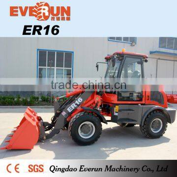 Qingdao Everun 1.6 Ton Small Wheel Loader With Pallet Forks photo-5