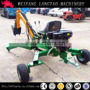 Trailer Towable Self Powered 9hp Backhoe With CE Approved photo-5