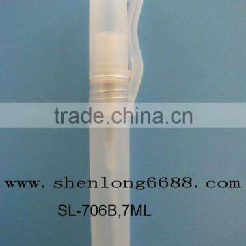 7ml plastic perfume spray bottle tube
