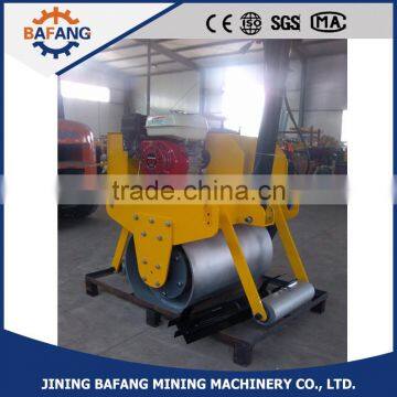 walk behind single drum road roller soil compactor