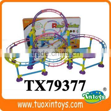 battery operated electric rail car toy with light