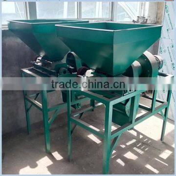 the farm using agricultural equipment of small camellia seed huller