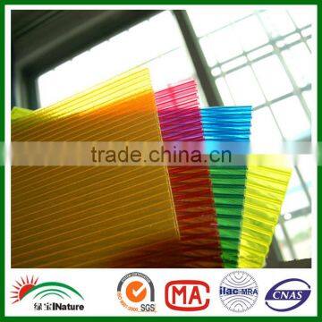 Bayer Polycarbonate Resin High Light Transmission pc Hollow Sheet With 10 Years Warranty photo-2